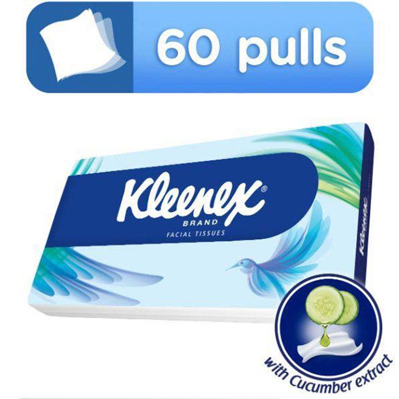 Tog Kantine Antibiotika Kleenex Facial Tissue Big Expression 60 Pulls 2 Ply - Coop Fresh